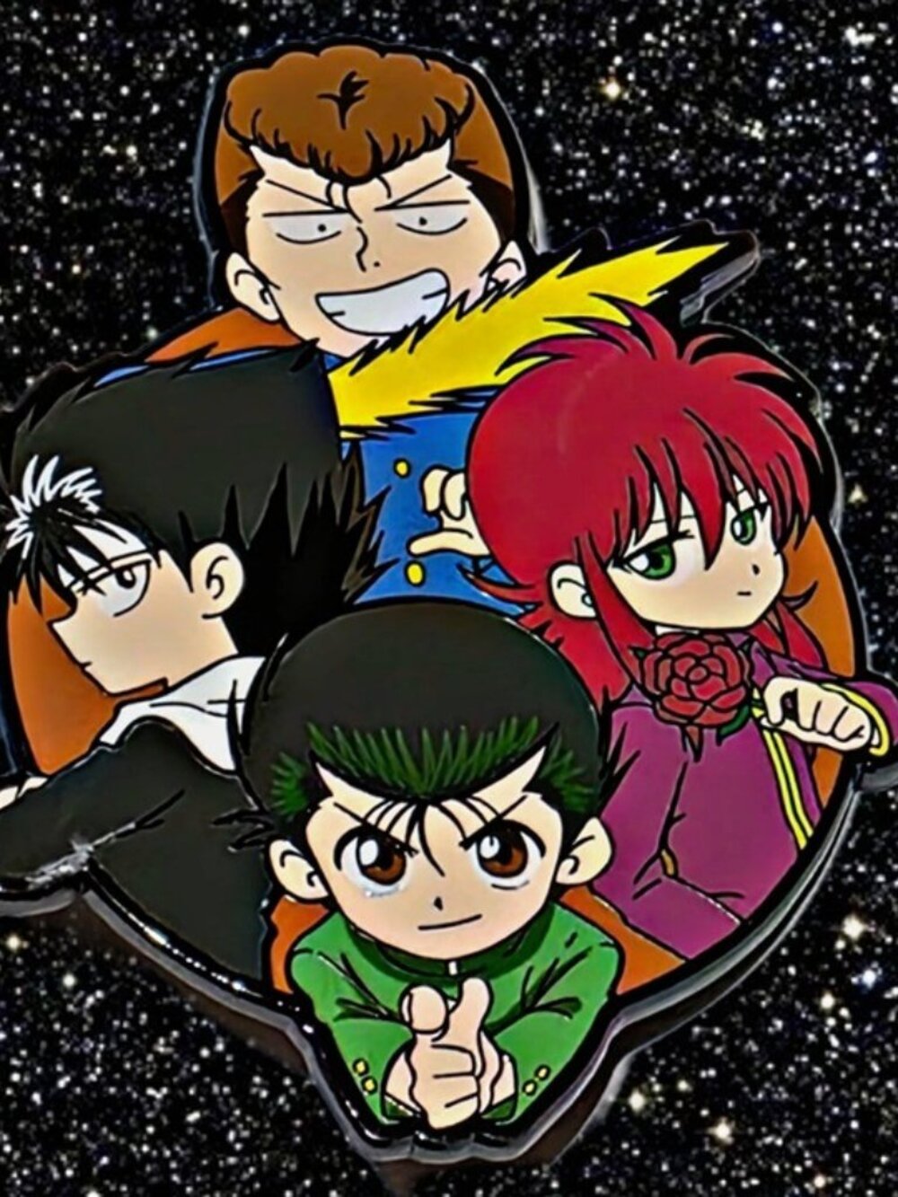 Yu Yu Hakusho Enamel Pin – Chibi Spirit Detective Team